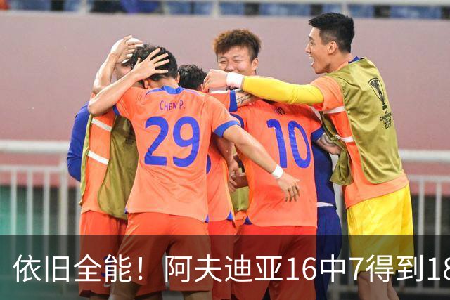 依旧全能！阿夫迪亚16中7得到18分10板4助2断 三分4中2
